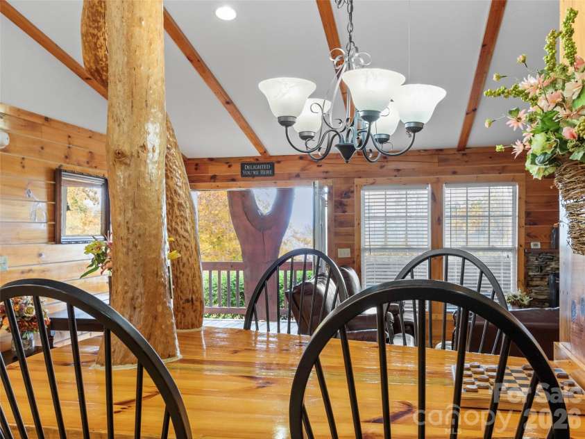 1447/1421 Ayers Mountain Road, Green Mountain, NC 28740.  MLS# CAR4315855, YatesRealty ID 4768. Kitchen bar seating