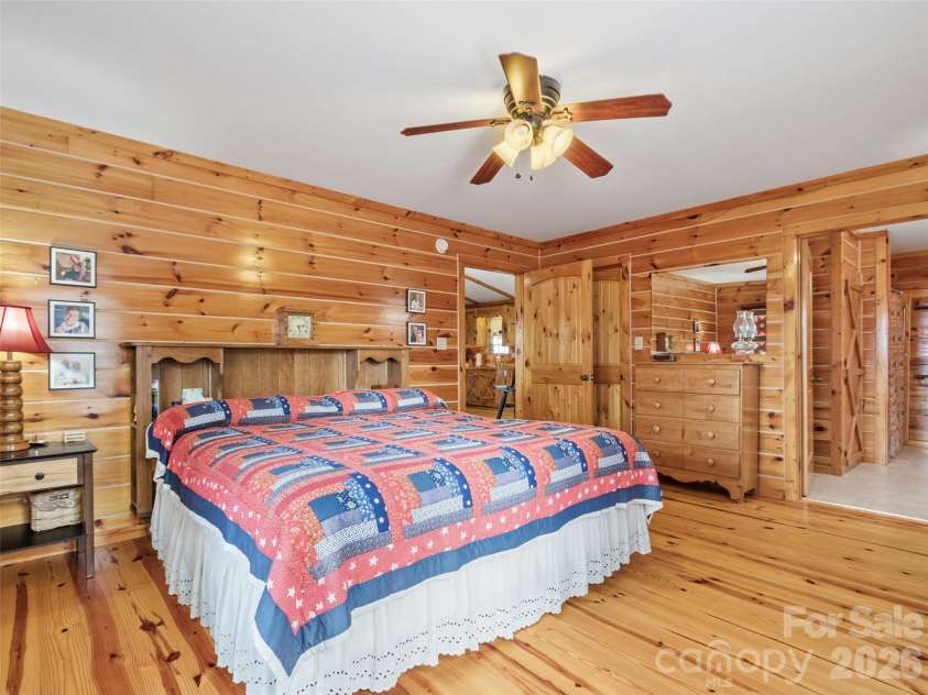 1447/1421 Ayers Mountain Road, Green Mountain, NC 28740.  MLS# CAR4315855, YatesRealty ID 4768. Primary bedroom