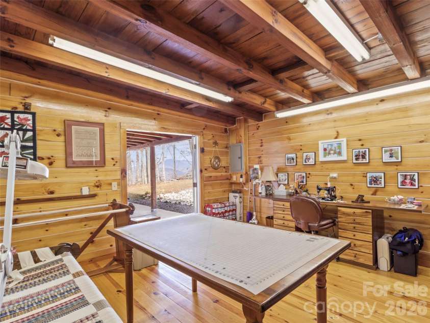 1447/1421 Ayers Mountain Road, Green Mountain, NC 28740.  MLS# CAR4315855, YatesRealty ID 4768. Sewing/rec room
