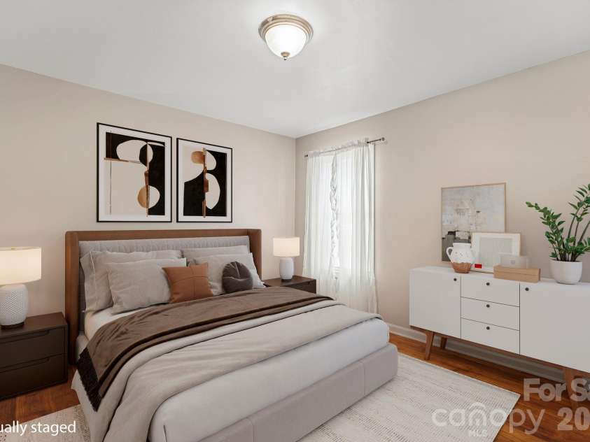 206 Oakland Avenue, Greer, SC 29650.  MLS# CAR4418978, YatesRealty ID 47684. Primary bedroom - virtually staged