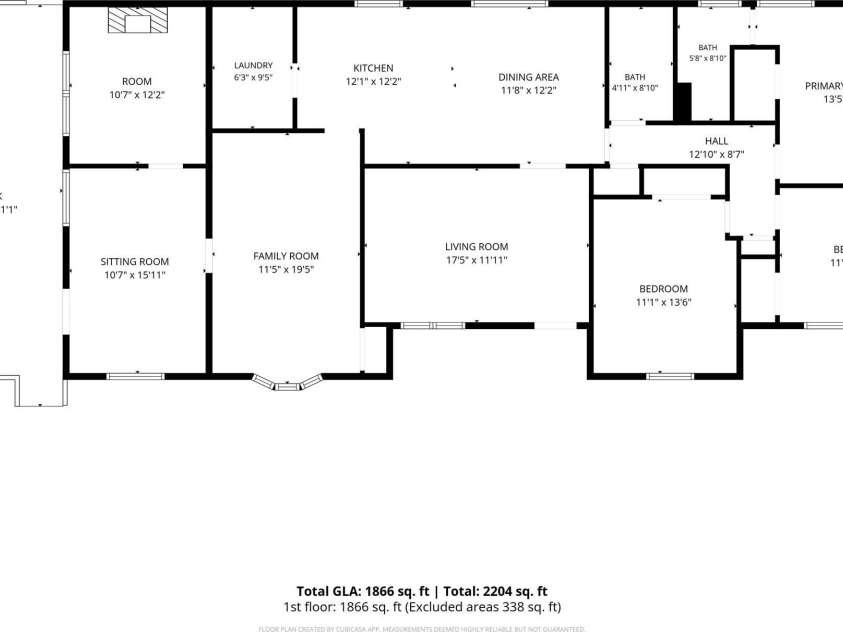 205 Pine Court, China Grove, NC 28023.  MLS# CAR4419536, YatesRealty ID 47698. Floor Plan