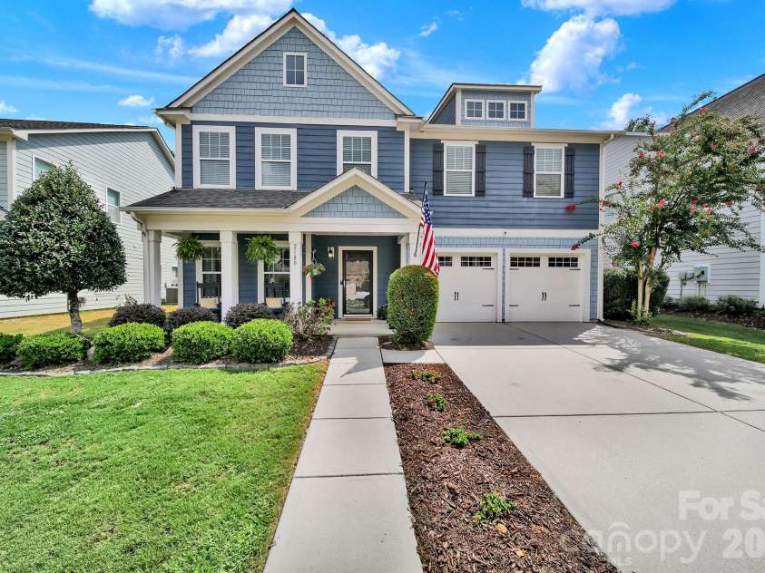 2180 Bluebell Way, Tega Cay, SC 29708.  MLS# CAR4416643, YatesRealty ID 47701. Front Exterior
