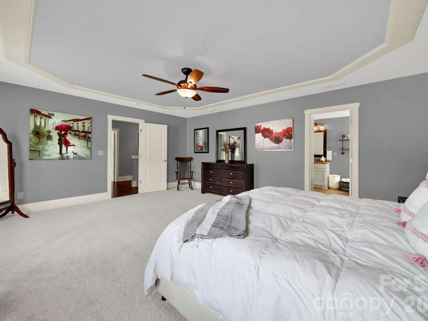 2180 Bluebell Way, Tega Cay, SC 29708.  MLS# CAR4416643, YatesRealty ID 47701. Primary Bedroom