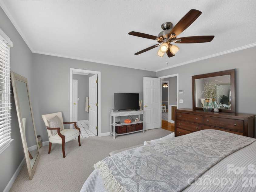 525 Gin Road, Rockwell, NC 28138.  MLS# CAR4419585, YatesRealty ID 47714. Primary Bedroom