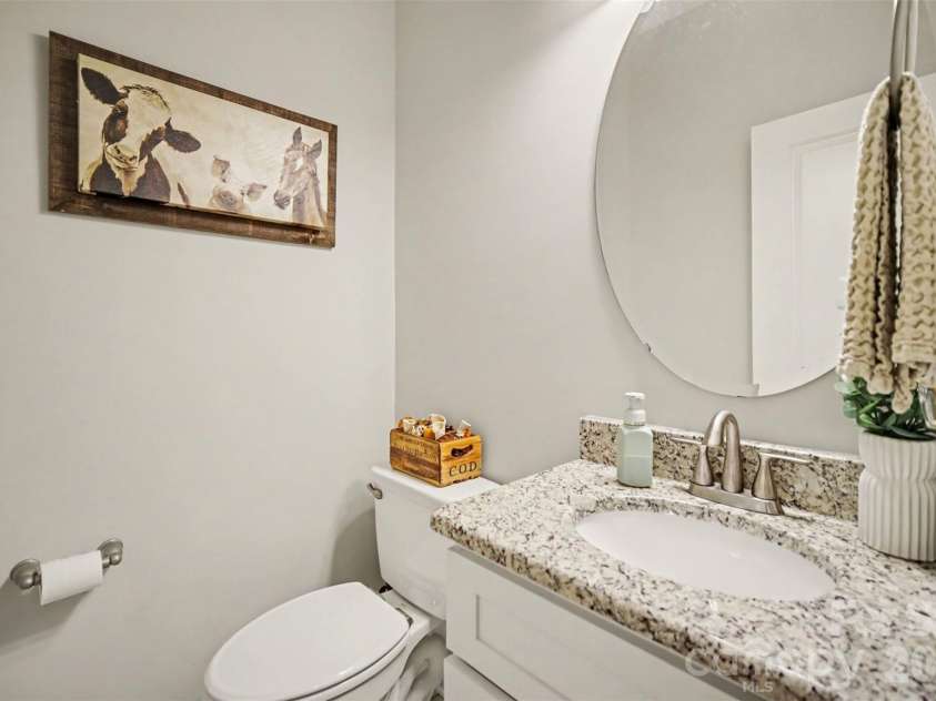 3396 Long Cedar Lane, Alexis, NC 28006.  MLS# CAR4419163, YatesRealty ID 47720. Hallway half bathroom.