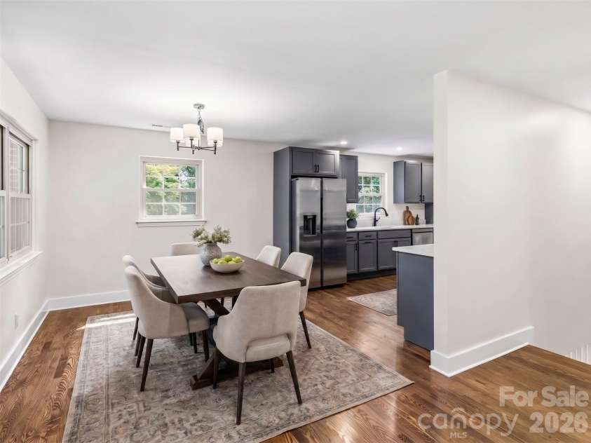 340 School Road, Asheville, NC 28806.  MLS# CAR4418622, YatesRealty ID 47721. Dining room