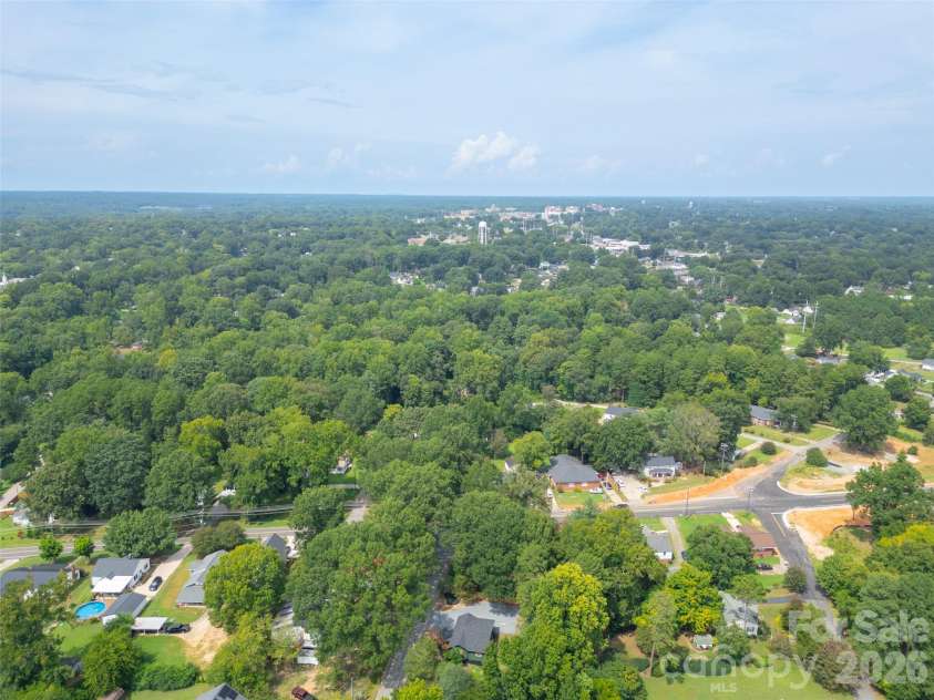1303 Cooper Avenue, Kannapolis, NC 28081.  MLS# CAR4418614, YatesRealty ID 47724. Drone Overview