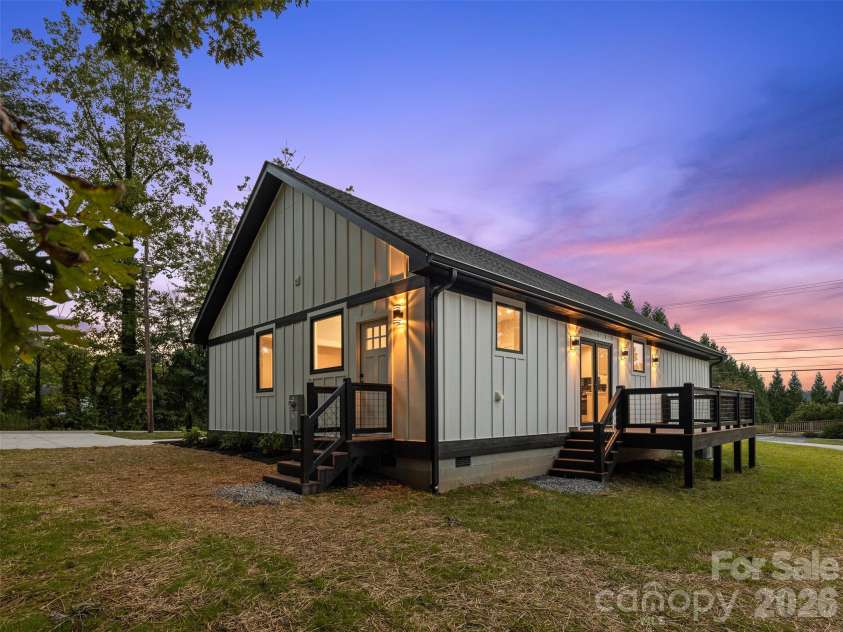 902 Narva Road, Hendersonville, NC 28792.  MLS# CAR4419215, YatesRealty ID 47734. Virtually enhanced sky