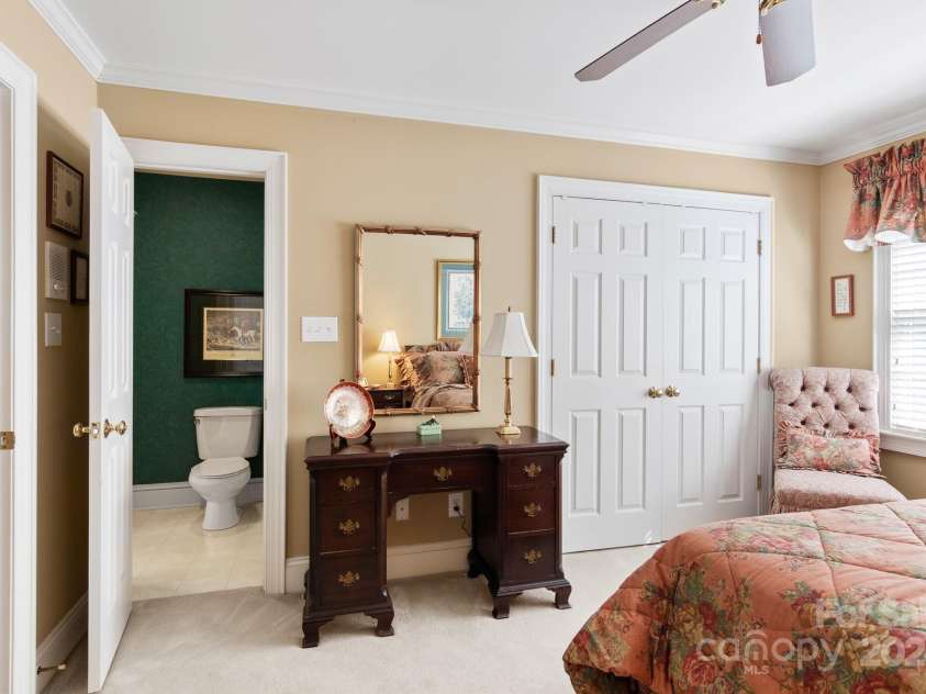 1408 Stone Gate Drive, Shelby, NC 28150.  MLS# CAR4181748, YatesRealty ID 4774. The fourth upstairs bedroom also has an attached full bath.