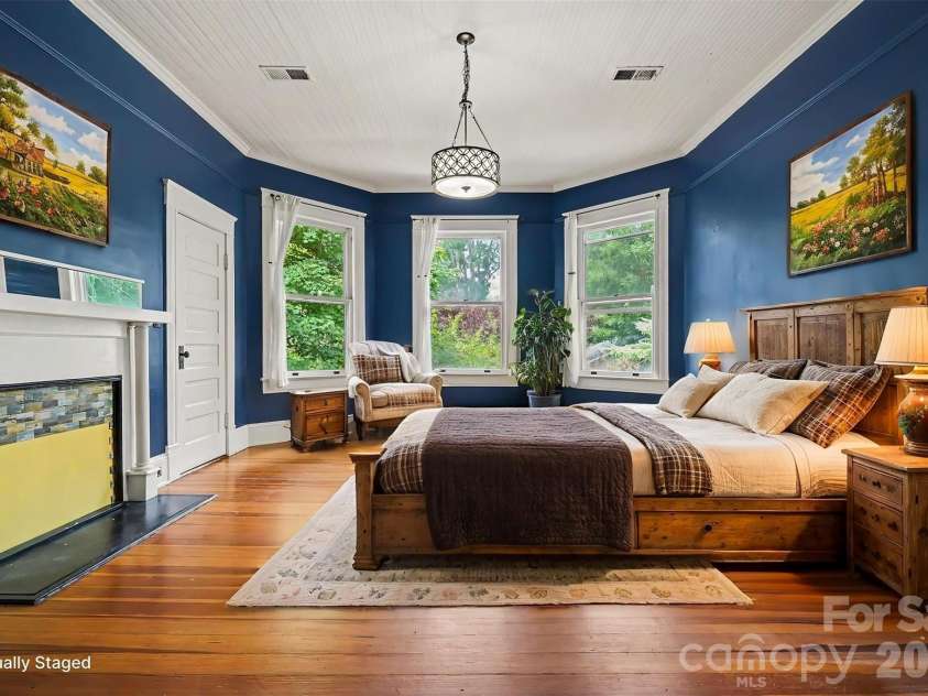 810 Franklin Street, Monroe, NC 28112.  MLS# CAR4412195, YatesRealty ID 47746. Primary BR- *Virtually Staged