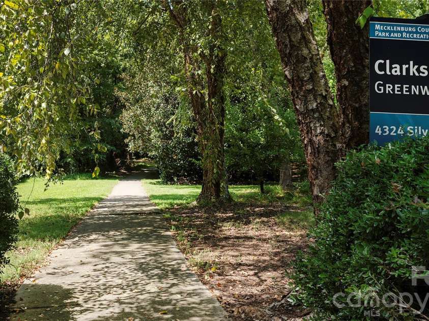 4314 Silvermere Way, Charlotte, NC 28269.  MLS# CAR4417932, YatesRealty ID 47777. Greenway access steps away