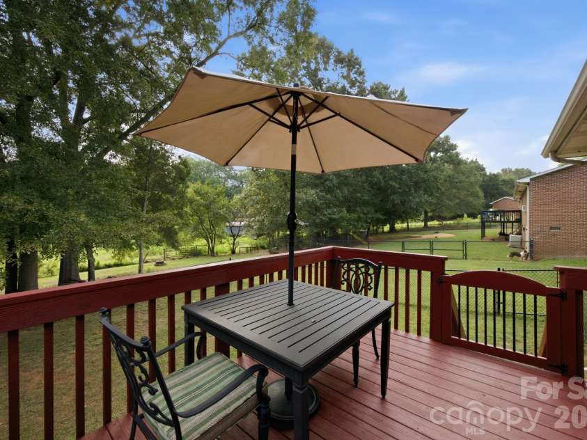 105 Ashburne Drive, Shelby, NC 28152.  MLS# CAR4419130, YatesRealty ID 47781. Gate at the back deck stairs makes it a great spot for a pet