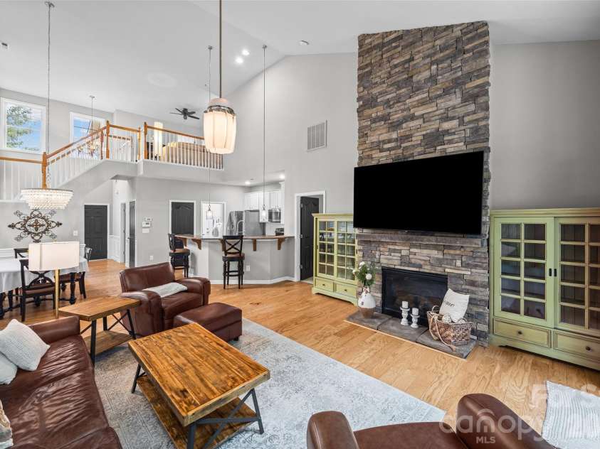 706 Deerbrook Lane, Tega Cay, SC 29708.  MLS# CAR4418355, YatesRealty ID 47783. Great Room & open floor plan