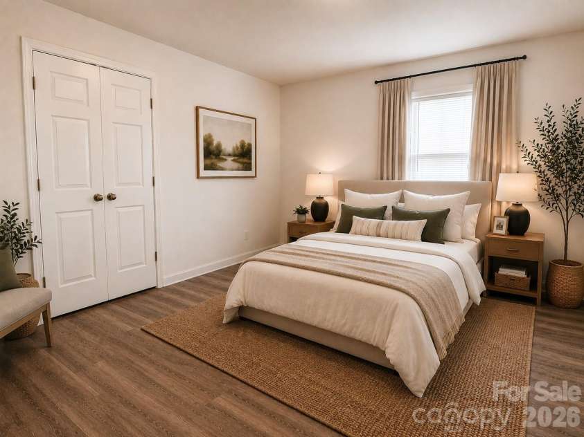 118 Oakwood Avenue, Salisbury, NC 28146.  MLS# CAR4419573, YatesRealty ID 47788. 2nd bedroom (virtually staged)
