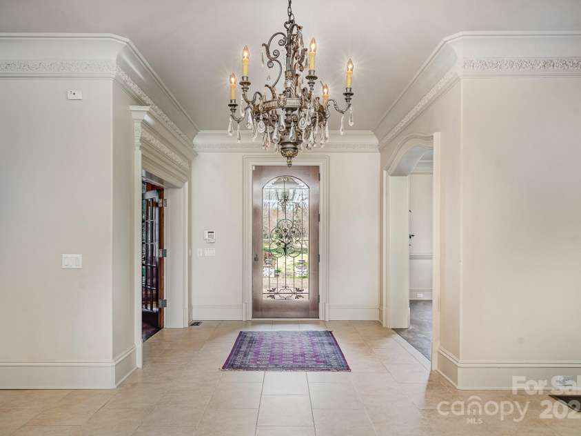 20711 Bethel Church Road, Cornelius, NC 28031.  MLS# CAR4225782, YatesRealty ID 478. Foyer flanked by formal dining and study