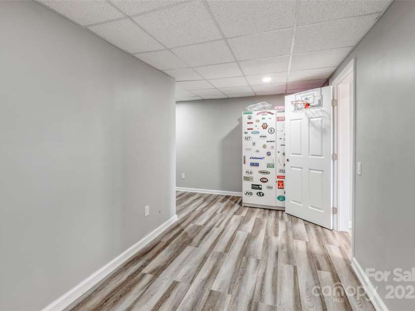 11609 Mersington Lane, Charlotte, NC 28277.  MLS# CAR4231449, YatesRealty ID 4781. Basement closet
