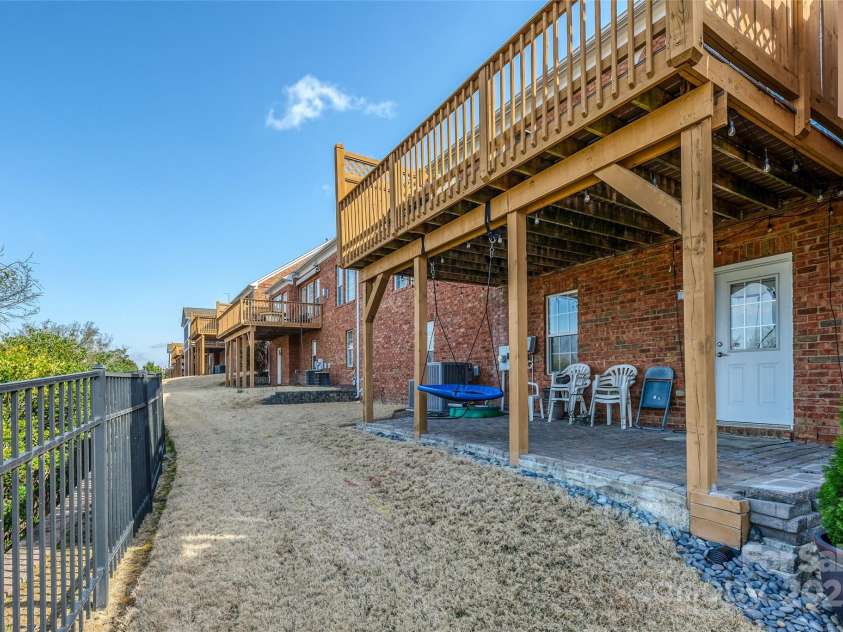 11609 Mersington Lane, Charlotte, NC 28277.  MLS# CAR4231449, YatesRealty ID 4781. Deck and garden