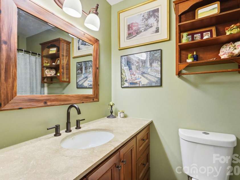 205 Airport Road, Wesley Chapel, NC 28110.  MLS# CAR4418065, YatesRealty ID 47810. Hall bathroom