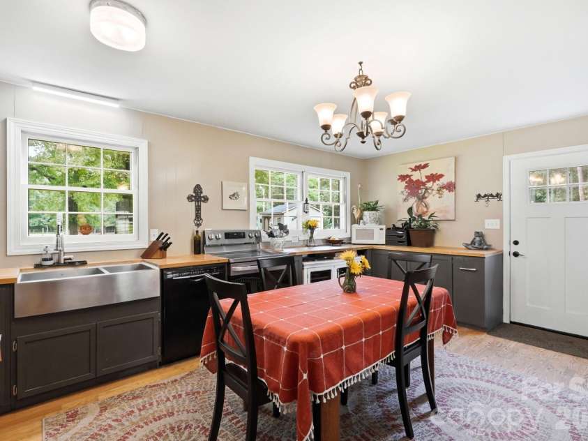 205 Airport Road, Wesley Chapel, NC 28110.  MLS# CAR4418065, YatesRealty ID 47810. Kitchen with dining