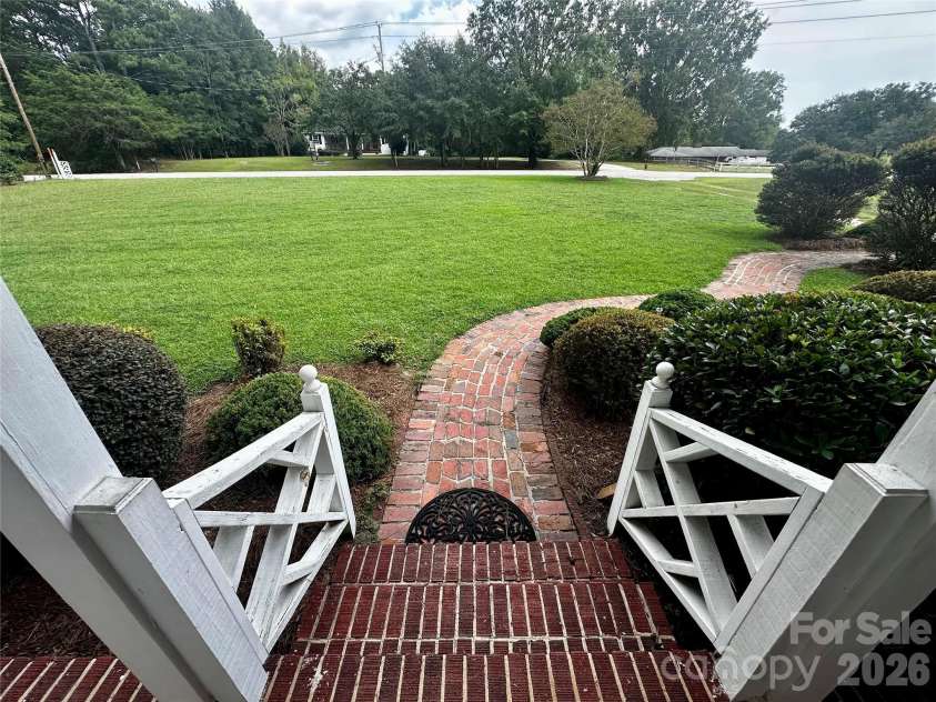 501 Main Street, Jefferson, SC 29718.  MLS# CAR4418845, YatesRealty ID 47814. Front entry looking towards front yard