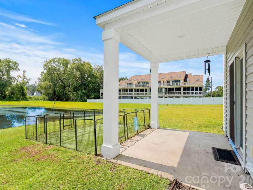 1000 Sennema Circle, Myrtle Beach, SC 29588.  MLS# CAR4407826, YatesRealty ID 47818. Covered Back Patio