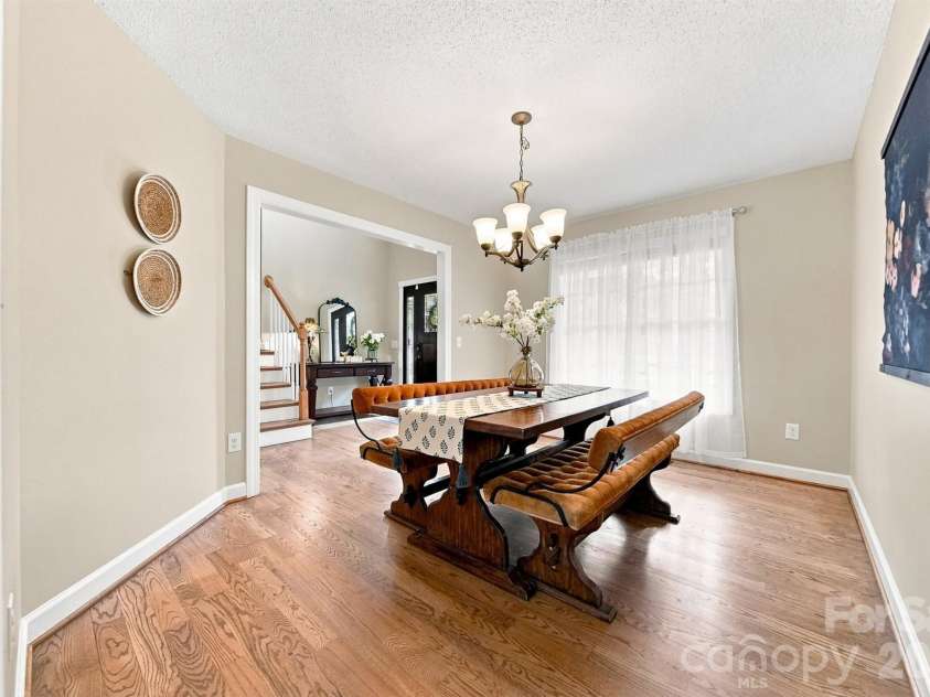 6011 Dockside Drive, Hickory, NC 28601.  MLS# CAR4419004, YatesRealty ID 47819. Formal Dining room off Foyer and open to Kitchen
