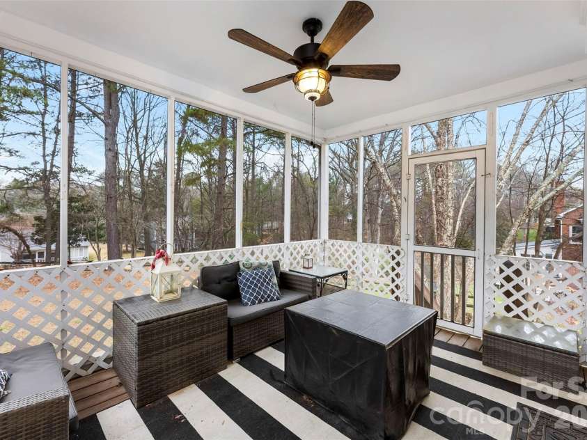 10318 Hollybrook Drive, Charlotte, NC 28277.  MLS# CAR4334718, YatesRealty ID 4782. Screened Porch