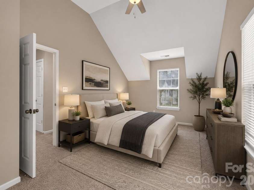 2507 Anna Garrison Road, Charlotte, NC 28206.  MLS# CAR4419661, YatesRealty ID 47837. Virtually staged guest room