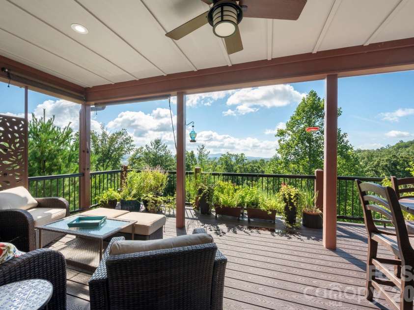 16 Britton Knoll Pass, Arden, NC 28704.  MLS# CAR4417470, YatesRealty ID 47841. Beautiful Mountin Views From Back Porch