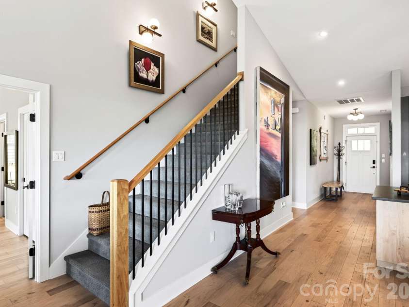16 Britton Knoll Pass, Arden, NC 28704.  MLS# CAR4417470, YatesRealty ID 47841. Stairwell