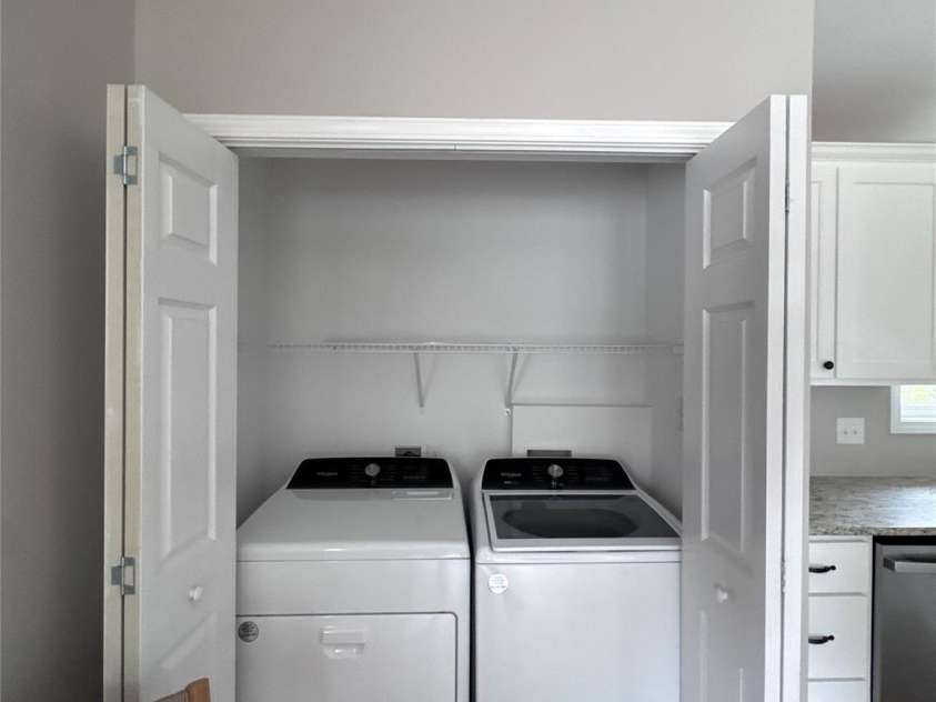 3535 High West Drive, Lenoir, NC 28645.  MLS# CAR4412770, YatesRealty ID 47848. Laundry area in kitchen