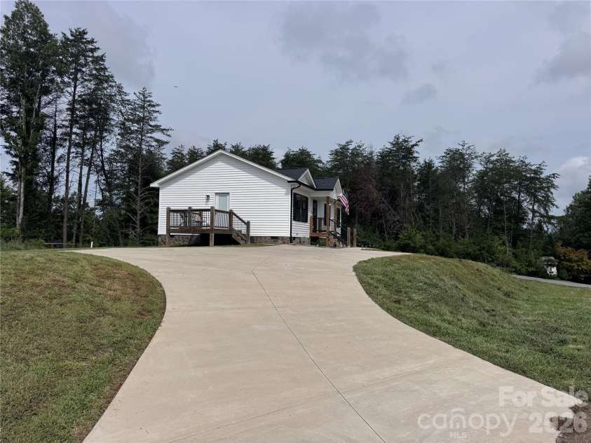 3535 High West Drive, Lenoir, NC 28645.  MLS# CAR4412770, YatesRealty ID 47848. View from driveway