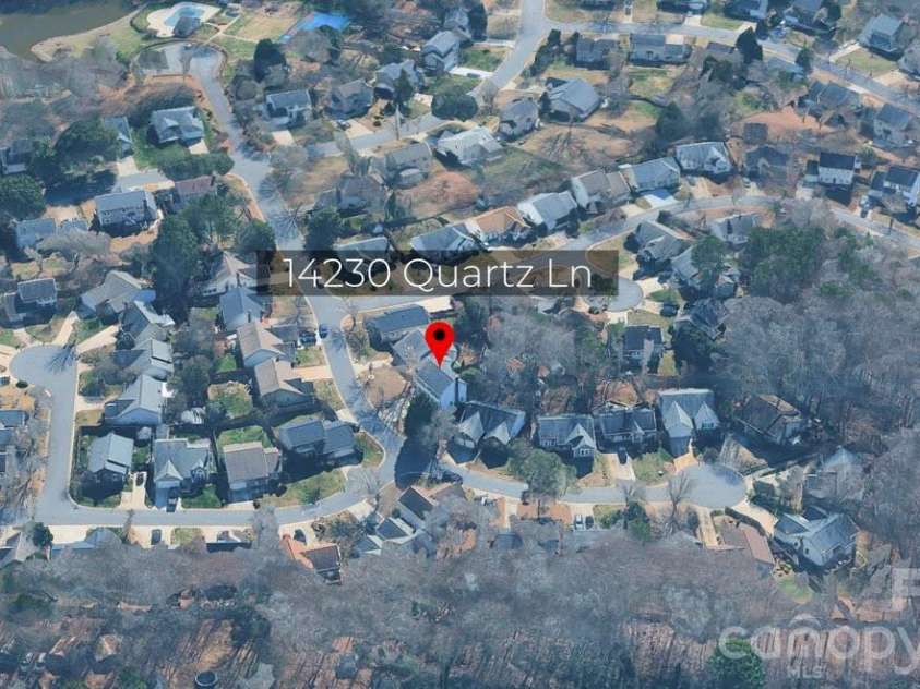 14230 Quartz Lane, Pineville, NC 28134.  MLS# CAR4419723, YatesRealty ID 47864. CITY SITE MAP LOCATION
