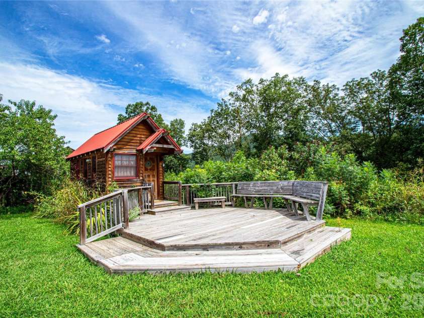 1295 Paint Rock Road, Hot Springs, NC 28743.  MLS# CAR4416316, YatesRealty ID 47874. The tiny House