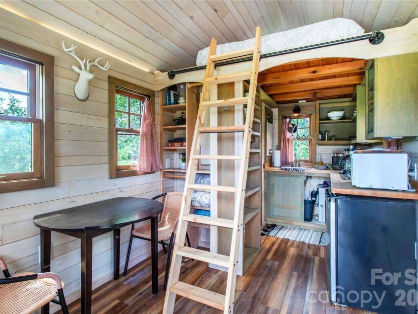 1295 Paint Rock Road, Hot Springs, NC 28743.  MLS# CAR4416316, YatesRealty ID 47874. Tiny house