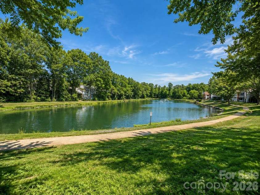 7220 Winery Lane, Charlotte, NC 28227.  MLS# CAR4418792, YatesRealty ID 47876. Pond