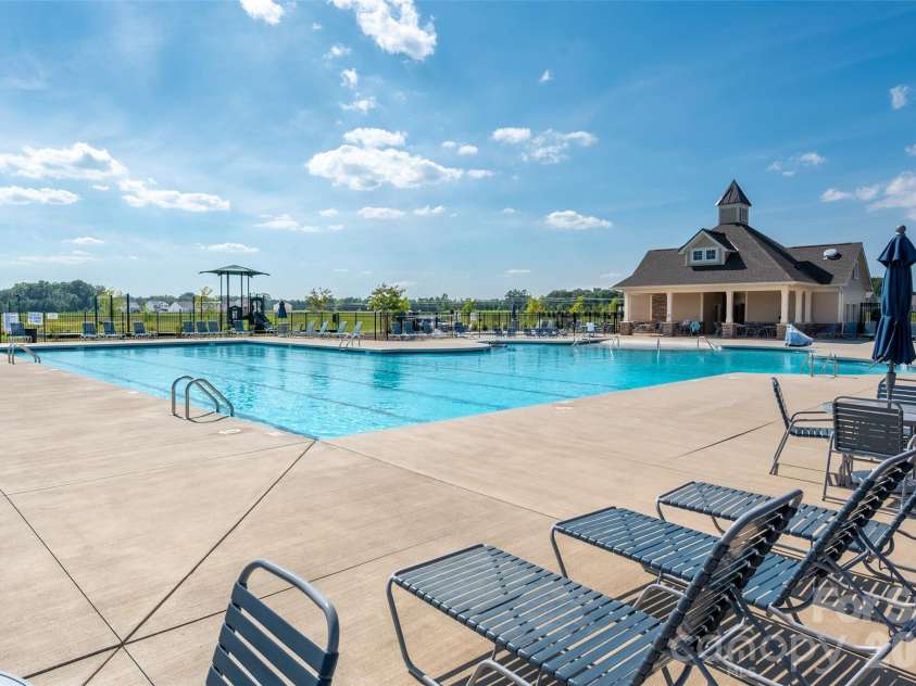 2538 Crimson Way, Monroe, NC 28112.  MLS# CAR4418315, YatesRealty ID 47877. Community pool & Pool House