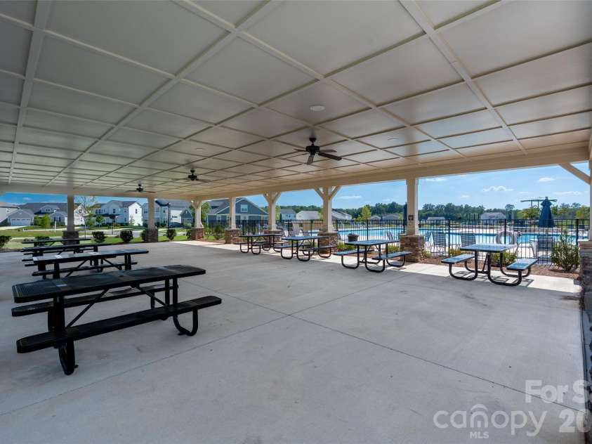 2538 Crimson Way, Monroe, NC 28112.  MLS# CAR4418315, YatesRealty ID 47877. Covered eating area