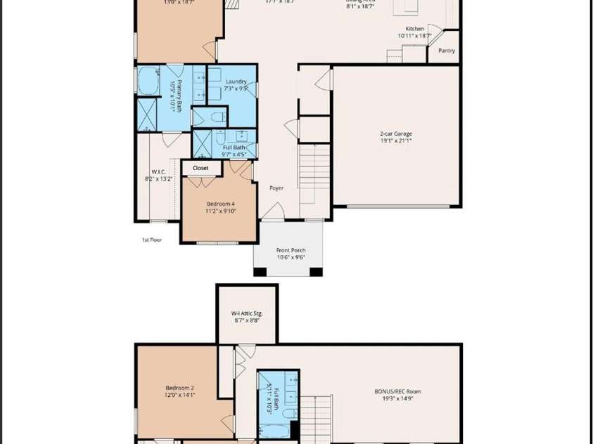 2538 Crimson Way, Monroe, NC 28112.  MLS# CAR4418315, YatesRealty ID 47877. Floor plan