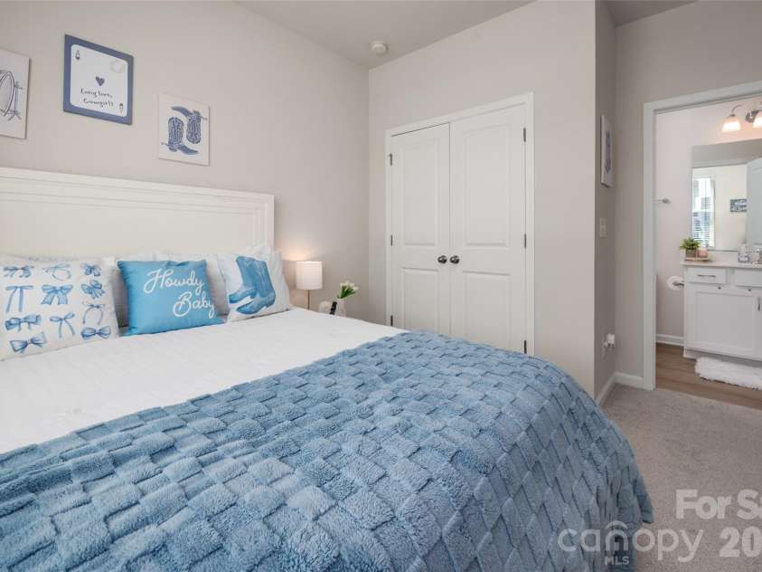 2538 Crimson Way, Monroe, NC 28112.  MLS# CAR4418315, YatesRealty ID 47877. Main floor bedroom features direct access to the full bath