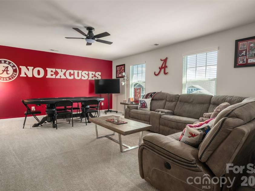2538 Crimson Way, Monroe, NC 28112.  MLS# CAR4418315, YatesRealty ID 47877. Oversized loft creates the flexible space buyers are looking for