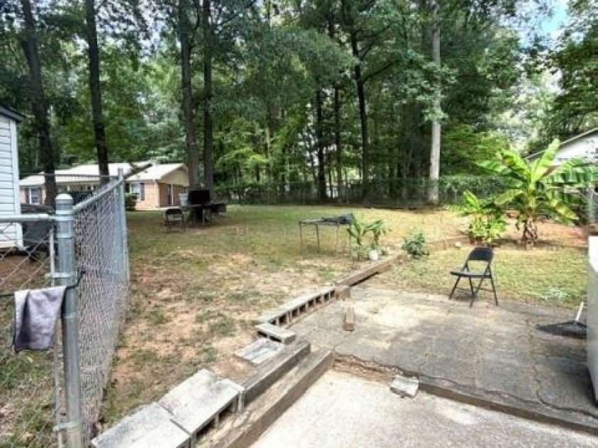 5701 Trotters Ridge Road, Charlotte, NC 28227.  MLS# CAR4419787, YatesRealty ID 47898. Back yard