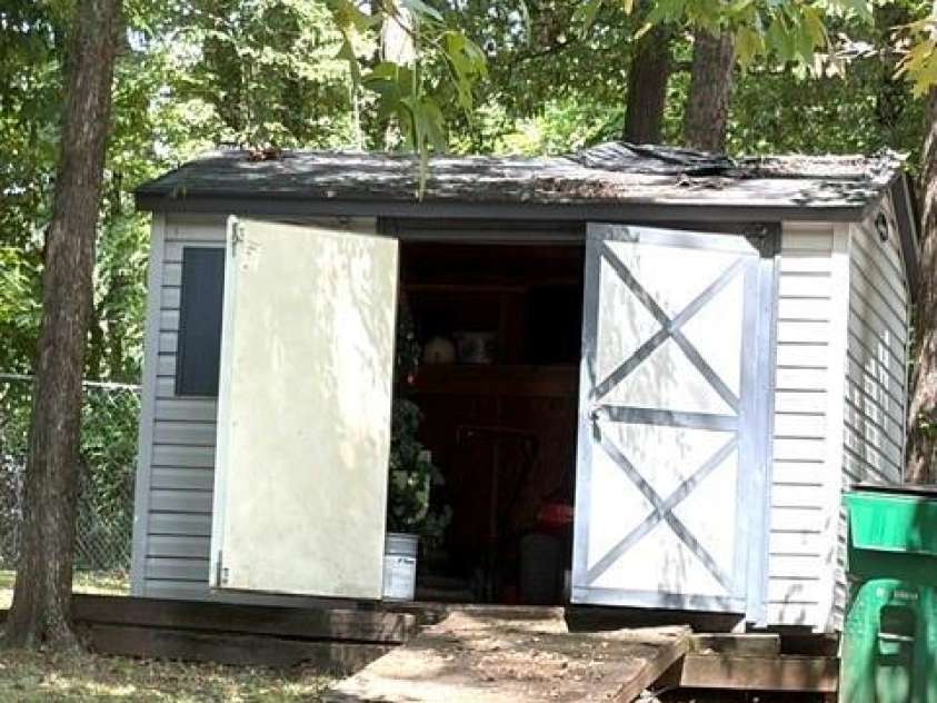 5701 Trotters Ridge Road, Charlotte, NC 28227.  MLS# CAR4419787, YatesRealty ID 47898. Storage building