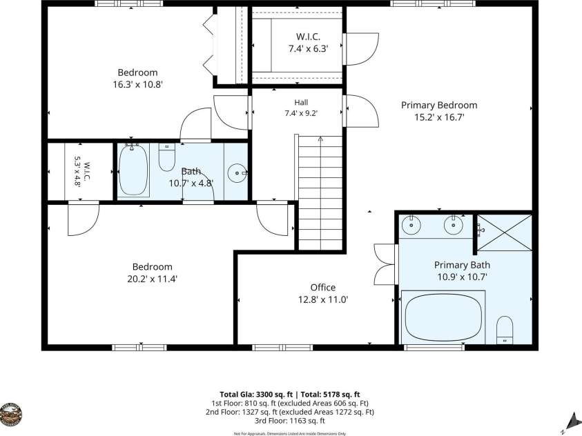 15 Ravenwood Drive, Fletcher, NC 28732.  MLS# CAR4411523, YatesRealty ID 47907. Floorplan upper level