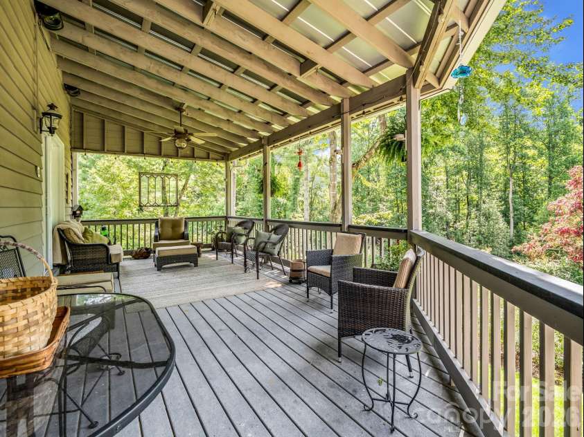 15 Ravenwood Drive, Fletcher, NC 28732.  MLS# CAR4411523, YatesRealty ID 47907. So nice the trex deck is covered