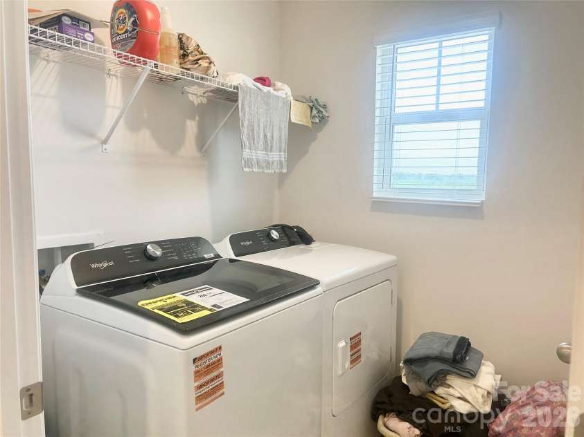 5021 Poplin Valley, Cherryville, NC 28021.  MLS# CAR4419741, YatesRealty ID 47918. Laundry room upper floor