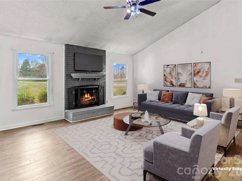 158 Rumple Hill Drive, Statesville, NC 28677.  MLS# CAR4355841, YatesRealty ID 4792. Virtually Staged