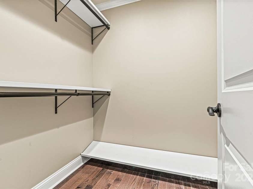 24 Eastwinds Drive, Hickory, NC 28601.  MLS# CAR4313896, YatesRealty ID 4792. Primary Bedroom/Walk In Close View (1 of 2 Closets) 