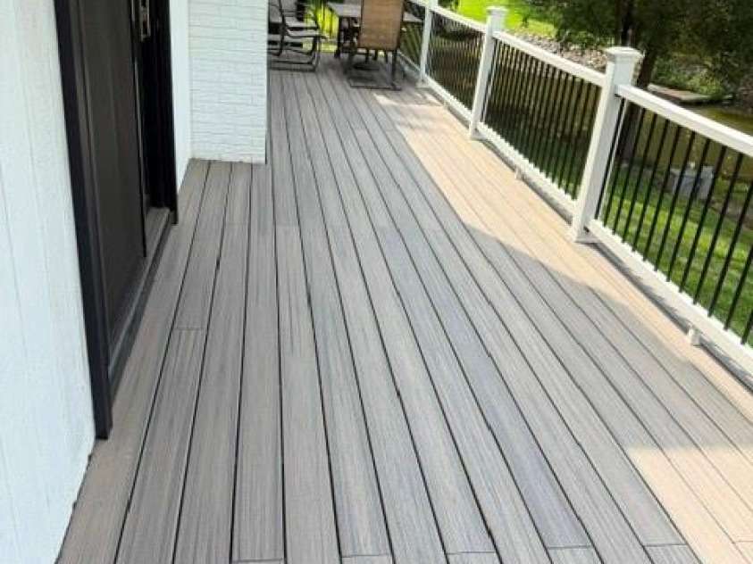 150 Shady Cove Drive, Troutman, NC 28166.  MLS# CAR4419626, YatesRealty ID 47923. Front composite deck