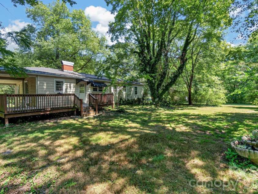7257 Sherrills Ford Road, Sherrills Ford, NC 28673.  MLS# CAR4415812, YatesRealty ID 47943. Rear yard and deck